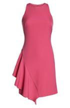 Women's Julia Jordan Asymmetrical Ruffle A-line Dress - Pink
