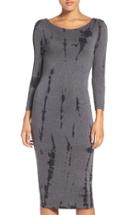 Women's Fraiche By J Cutout Back Tie Dye Body-con Dress
