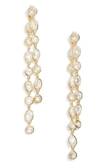 Women's Melinda Maria Ellie Front Back Linear Earrings