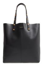 Versace Soft Leather Tote - Black