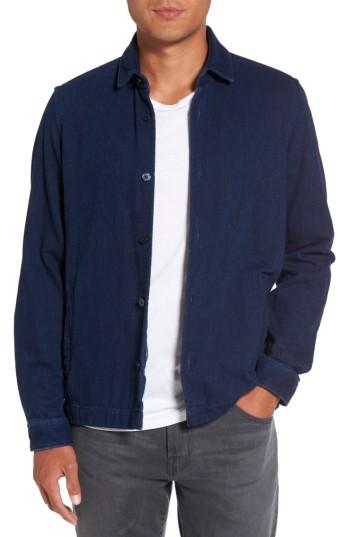 Men's Boss Loyd Denim Shirt Jacket - Blue