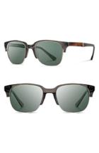 Men's Shwood 'newport' 52mm Polarized Sunglasses - Charcoal/ Elm