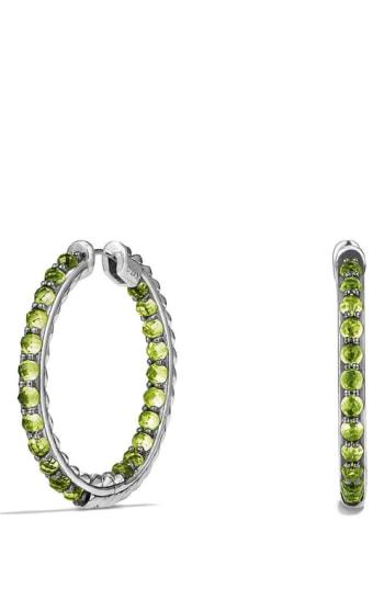 Women's David Yurman Cable Berries Hoop Earrings