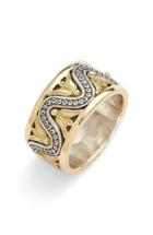 Women's Konstantino 'hebe' Wave Etched Band Ring