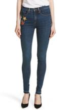 Women's Veronica Beard Kate Patch Skinny Jeans