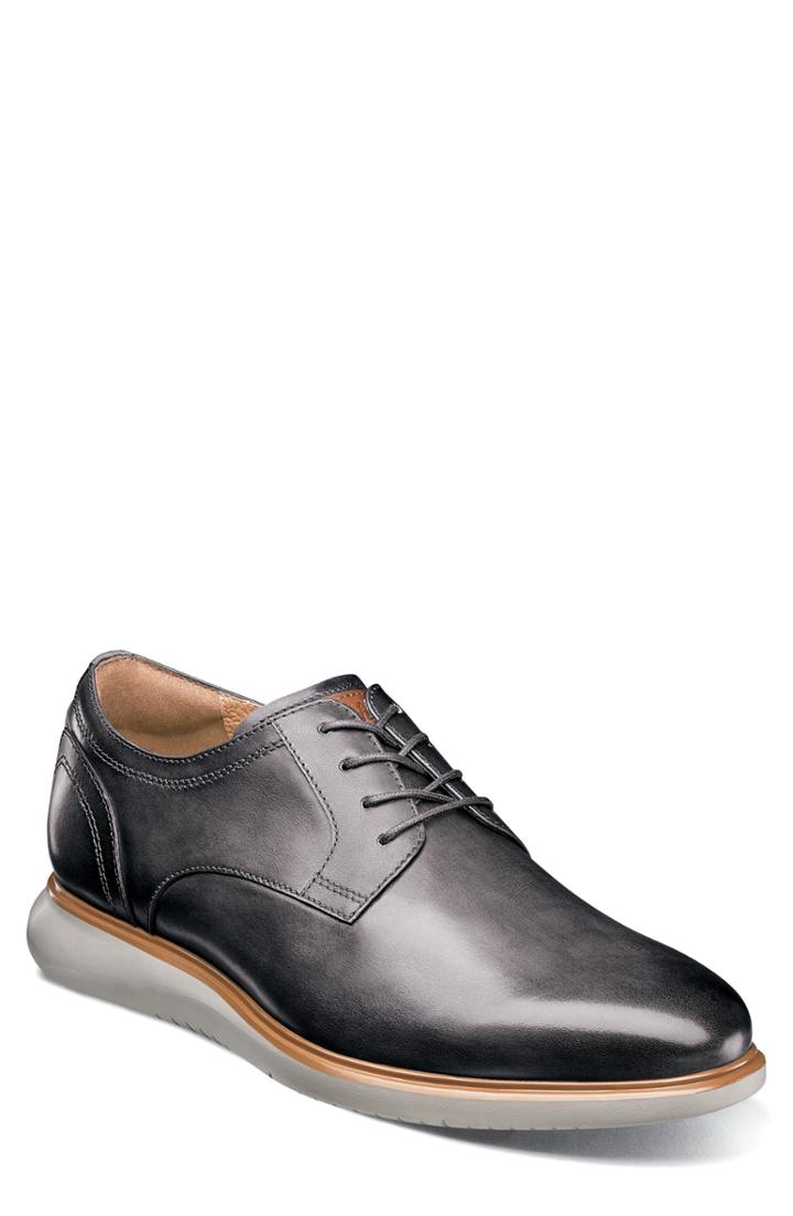 Men's Florsheim Fuel Plain Toe Derby D - Grey