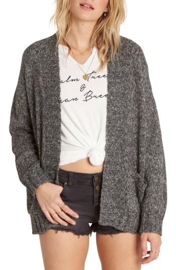 Women's Billabong Luna Day Cardigan - Grey