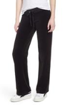 Women's Juicy Couture Mar Vista Velour Track Pants - Black