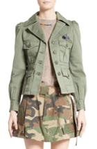 Women's Marc Jacobs Cotton Sateen Utility Jacket - Green