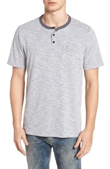 Men's Hurley Dry Lagos Henley - Grey