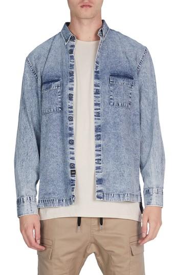 Men's Zanerobe Boxy Denim Shirt - Blue