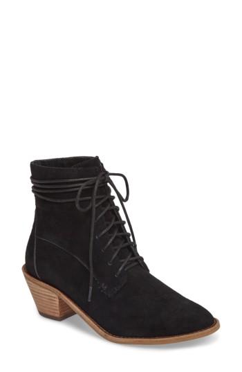 Women's Kelsi Dagger Brooklyn Kingsdale Lace-up Bootie .5 M - Black