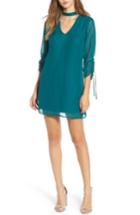 Women's Speechless Gigi Choker Shift Dress - Blue/green