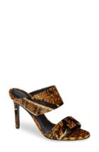 Women's Versace Barocco Sandal .5us / 39.5eu - Metallic