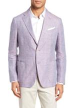 Men's Culturata Trim Fit Linen Blazer R - Purple