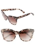 Women's Longchamp 55mm Cat Eye Sunglasses - Marble Rose