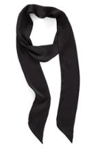 Women's Halogen Skinny Scarf, Size - Black