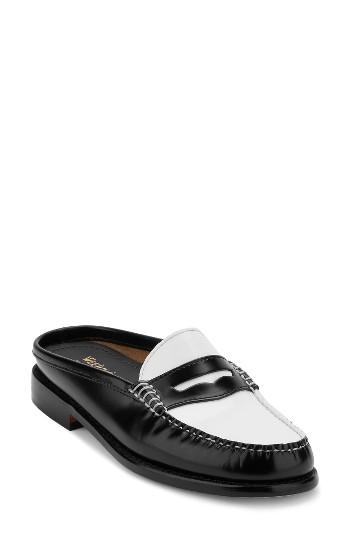 Women's G.h. Bass & Co. Wynn Loafer Mule .5 M - Black