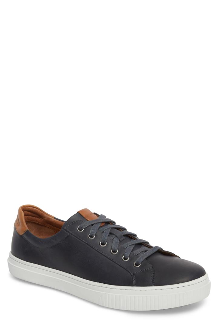 Men's J & M 1850 Toliver Low Top Sneaker .5 M - Blue