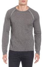 Men's Billy Reid Long Sleeve T-shirt - Grey