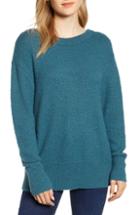 Women's Chelsea28 Fuzzy Knit Sweater, Size - Blue/green