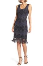 Women's Pisarro Nights Beaded Fringe Hem Sheath Dress