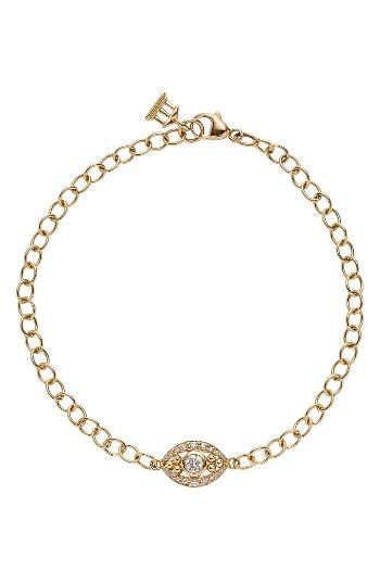 Women's Temple St. Clair Diamond Evil Eye Line Bracelet