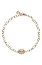 Women's Temple St. Clair Diamond Evil Eye Line Bracelet