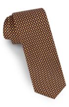 Men's Ted Baker London Dot Silk Tie, Size - Orange