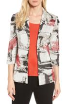 Women's Ming Wang Three-quarter Sleeve Jacket