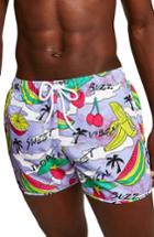 Men's Topman Munday Watermelon Swim Trunks