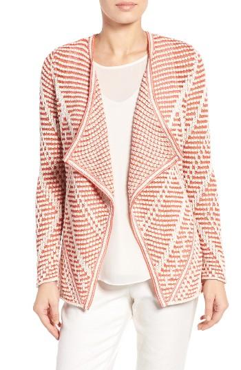 Women's Nic+zoe Diamond Knit Cardigan
