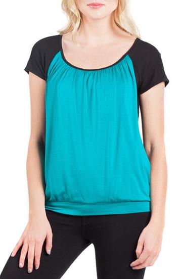 Women's Savi Mom Colorblock Maternity/nursing Tee