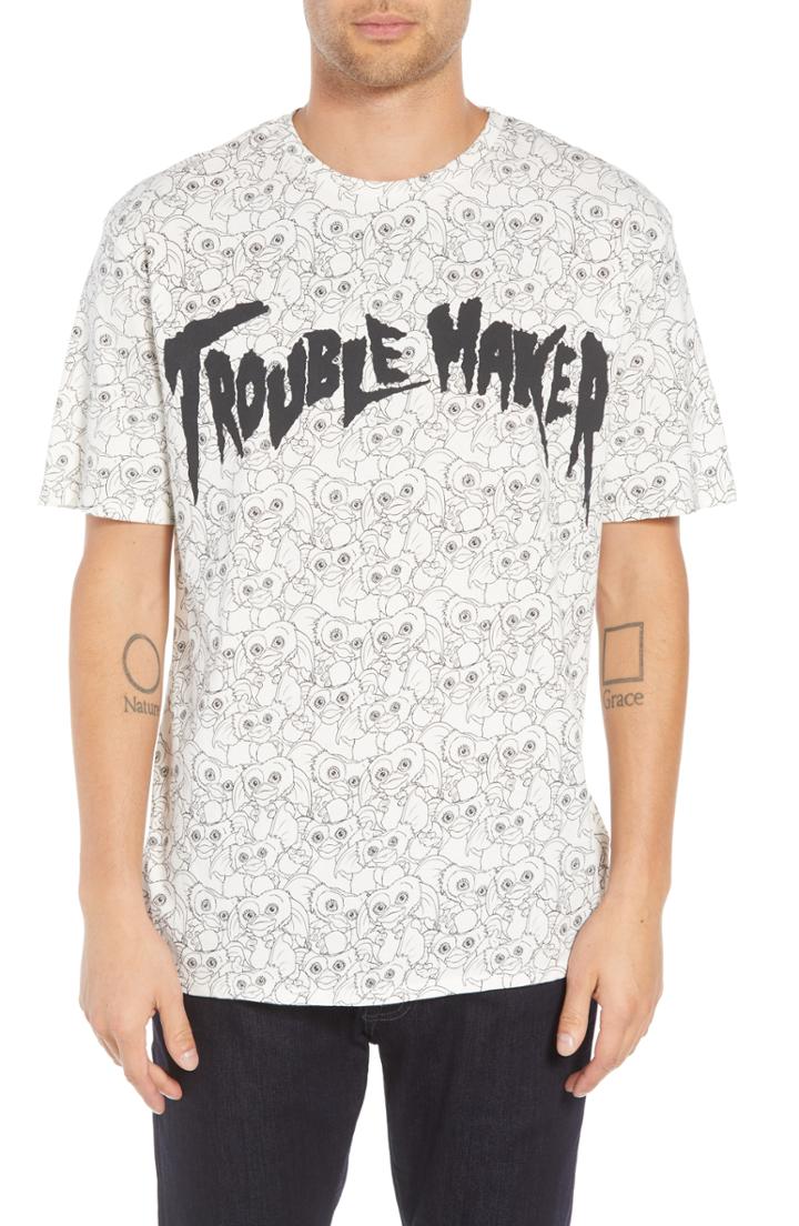 Men's Elevenparis Trouble Maker Graphic T-shirt - White