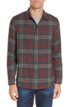 Men's Grayers Marston Lux Plaid Flannel Shirt - Red