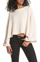 Women's Free People I Can't Wait Crop Sweater - Ivory