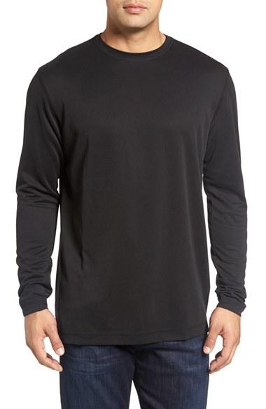 Men's Bugatchi Long Sleeve Crewneck T-shirt