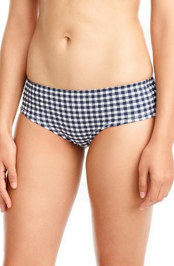 Women's J.crew Gingham Boy Short Bottoms