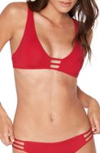 Women's L Space Monroe Bikini Top - Red