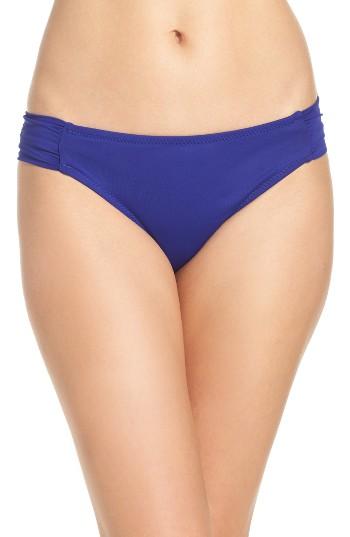 Women's Trina Turk Shirred Hipster Bikini Bottoms