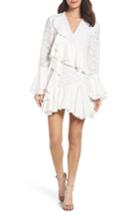 Women's C/meo Collective Phase Ruffle Lace Minidress - Ivory