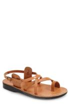 Men's Jerusalem Sandals 'the Good Shepherd' Leather Sandal -7.5us / 40eu - Brown