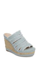 Women's Charles By Charles David Loyal Wedge Sandal .5 M - Blue