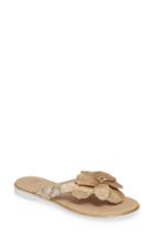 Women's Johnston & Murphy Reanne Flip Flop .5 M - Metallic