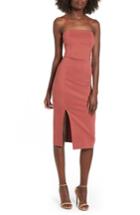 Women's Soprano Strapless Body-con Dress - Red