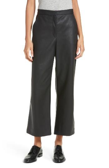 Women's Rebecca Taylor Faux Leather Crop Pants