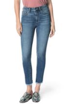 Women's Joe's Charlie High Waist Frayed Split Hem Ankle Skinny Jeans - Blue