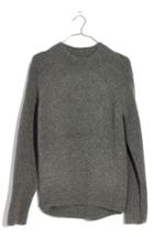 Women's Madewell Northfield Mock Neck Sweater, Size - Grey