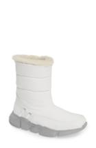 Women's Steve Madden Snowday Faux Fur Lined Boot .5 M - White