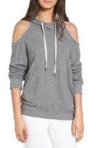 Women's Splendid Cold Shoulder Hooded Sweatshirt